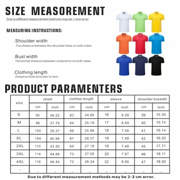 Polo 3-Piece Set Shirts Short Sleeve Casual Solid Color Fashion Summer Male Turndown Tops Work Clothes Breathabl Comfortable - Image 3