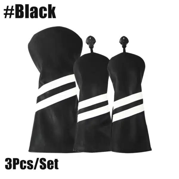 Golf Club Covers Set of 3 Pieces,Driver Headcover,for 1Driver(460cc) 2 Fairway Woods Size,with Rotating Number Plate - Image 10