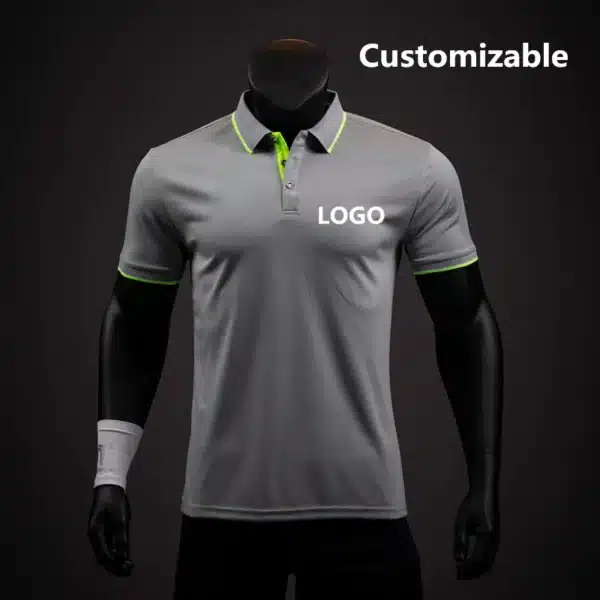 Polo Shirts for Men Men's Running T-shirt Tees 2022 Summer New Arrival Business Casual T Shirt Designer Oversized Male Clothing - Image 2