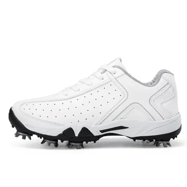 Men's Golf Shoes Waterproof Leather Golfer Sports Shoes Comfortable Anti Slip Golf Sneakers Fitness Walking Golfing Shoes - Image 2