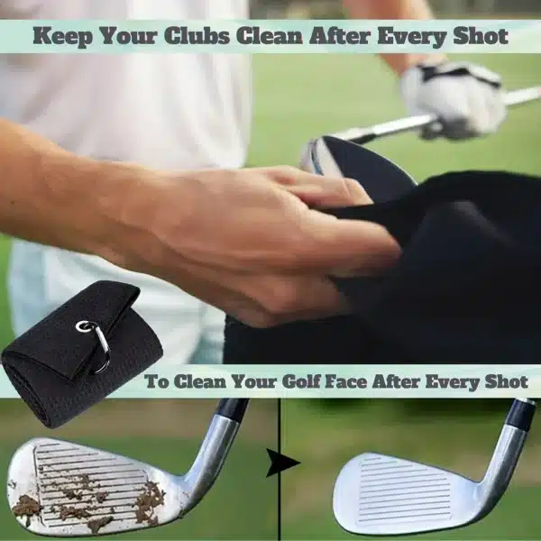 Funny Microfiber Premium Golf Towel, Embroidered Golf Towels for Golf Bags for Men&Women, Golf Accessories for Men Golfers - Image 5