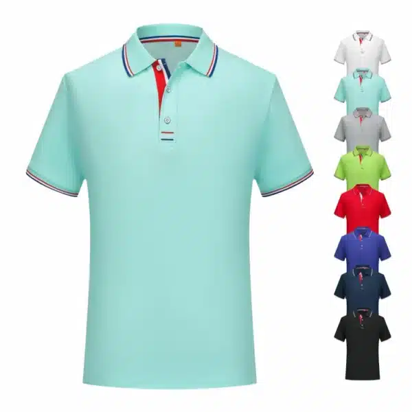 Polo Shirts Casual Solid Color New Summer Fashion Brand Men Hot Selling Clothing Breathable Lapel 8 Colors T-Shirt