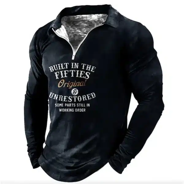 Men T-shirt Collar Polo Golf Letter Plain Turndown 3d Print Pattern Crown Street Long Sleeve Zipper Luxury Men's Clothing Spring - Image 23