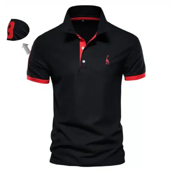 AIOPESON Embroidery 35% Cotton Polo Shirts for Men Casual Solid Color Slim Fit Mens Polos New Summer Fashion Brand Men Clothing - Image 8