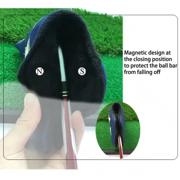 1Pcs Golf Head Covers PU Club Accessories Golf Putter Cover Headcover for Blade Golf Club Head Covers Accessory - Image 3