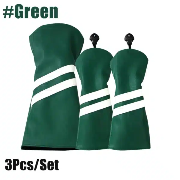 Golf Club Covers Set of 3 Pieces,Driver Headcover,for 1Driver(460cc) 2 Fairway Woods Size,with Rotating Number Plate - Image 7