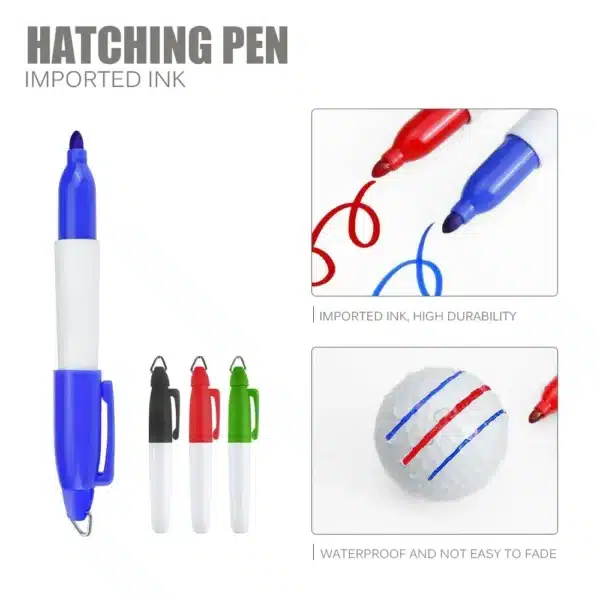 360 Degree Rotating Golf Ball Liner Marker Template Pen Putting Positioning Imporve Putt Accuracy Aids Golf Tools ZY017 - Image 5