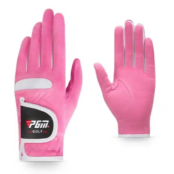 PGM 1 Pair Women's Soft Golf Gloves Ladies Left and Right Breathable Golf Mitten Female Elastic Microfiber Cloth Sports Gloves - Image 9